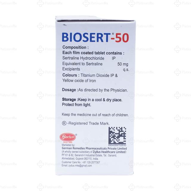 Biosert 50mg Tablet 10s