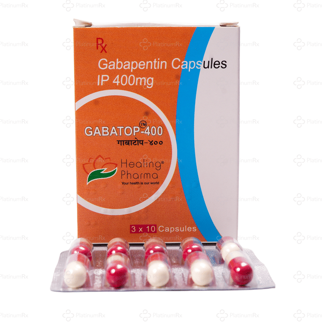 Gabatop 400mg Capsule 10s