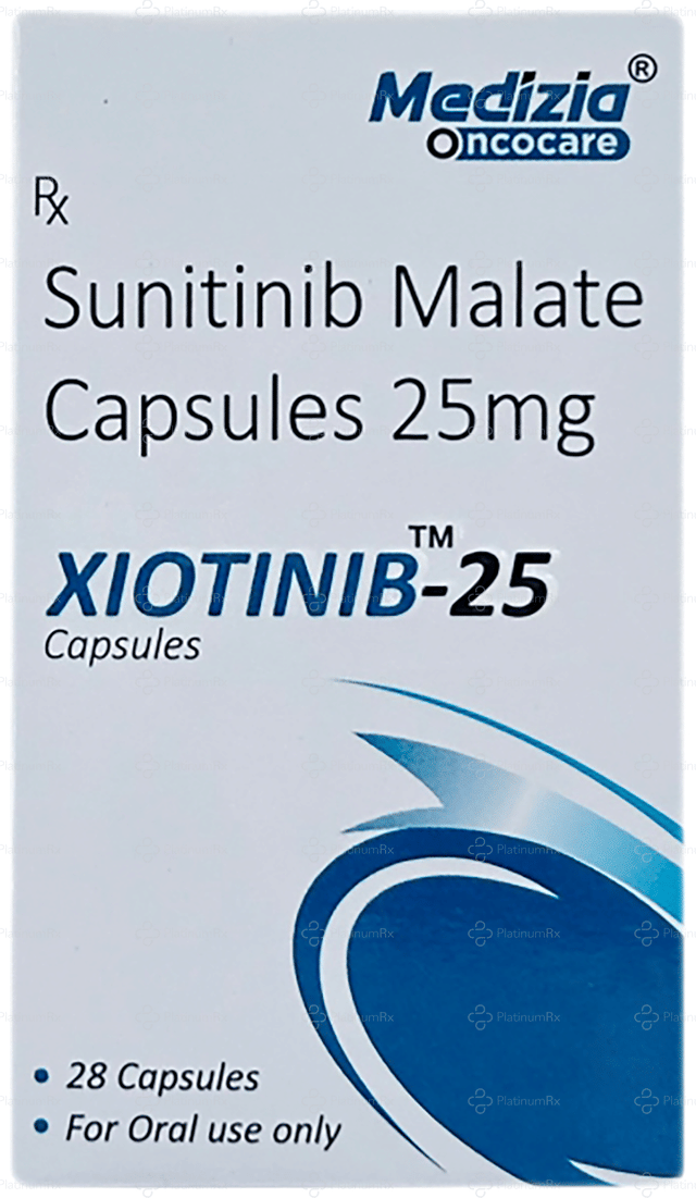 Xiotinib 25mg Capsule 28s