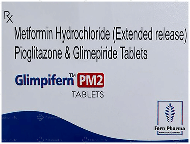 Glimpifern PM 2/500/15mg Tablet ER 10s
