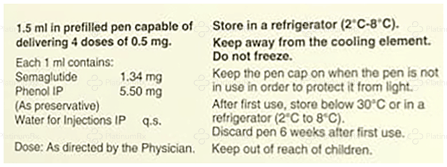 Semaneo 0.5mg Injection Combipack 1s