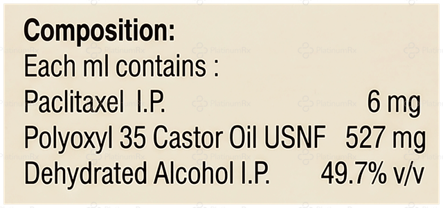 Paclicine 6mg Injection 16.7ml