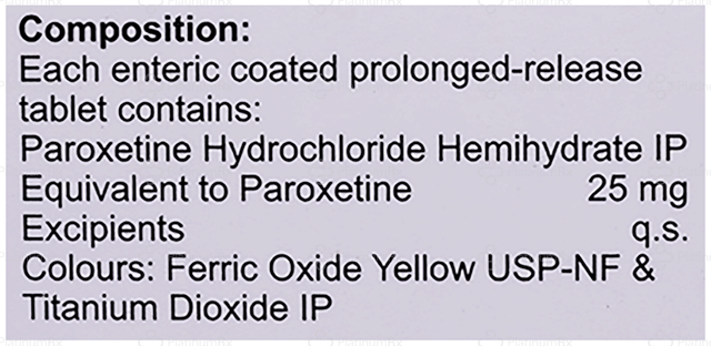 Parocep CR 25mg Tablet PR 10s