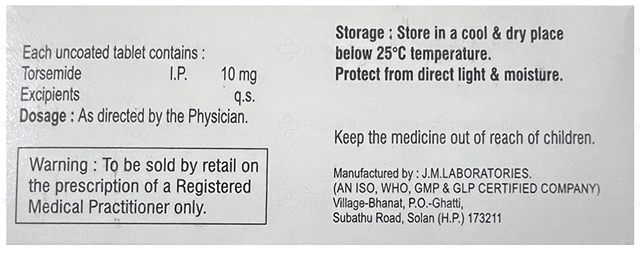 Torverge 10mg Tablet 10s