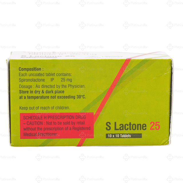 S Lactone 25mg Tablet 10s