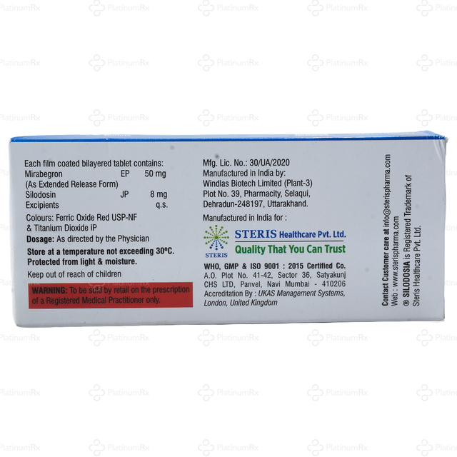 Silodosia M 50/8mg Tablet ER 10s