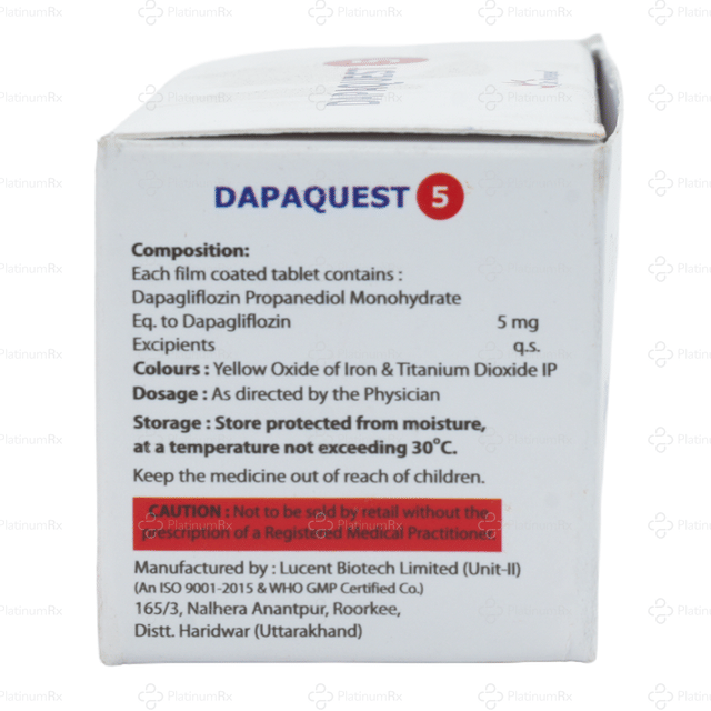 Dapaquest 5mg Tablet 10s