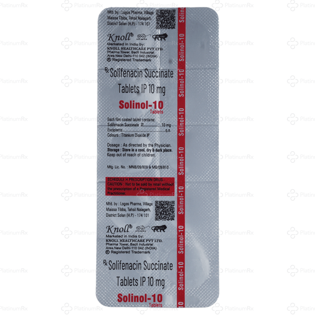 Solinol 10mg Tablet 10s