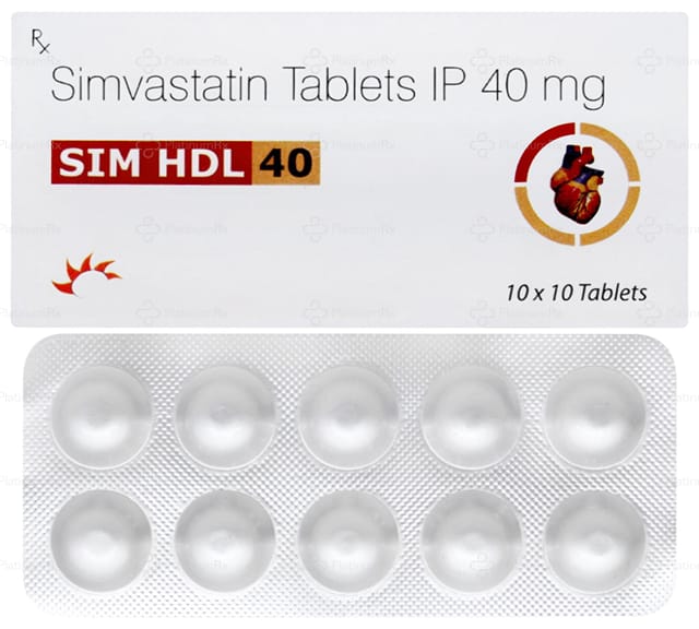 SIM HDL 40 Tablet 10s