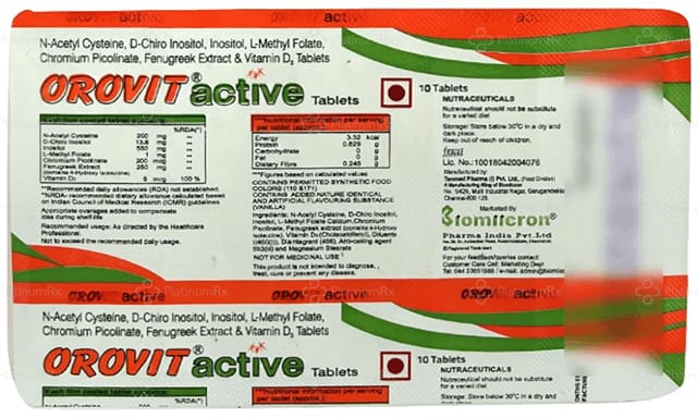 Orovit Active Tablet 10s