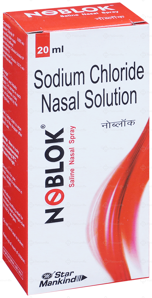 Noblok Saline Nasal Spray 20ml