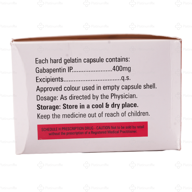 Gabatop 400mg Capsule 10s