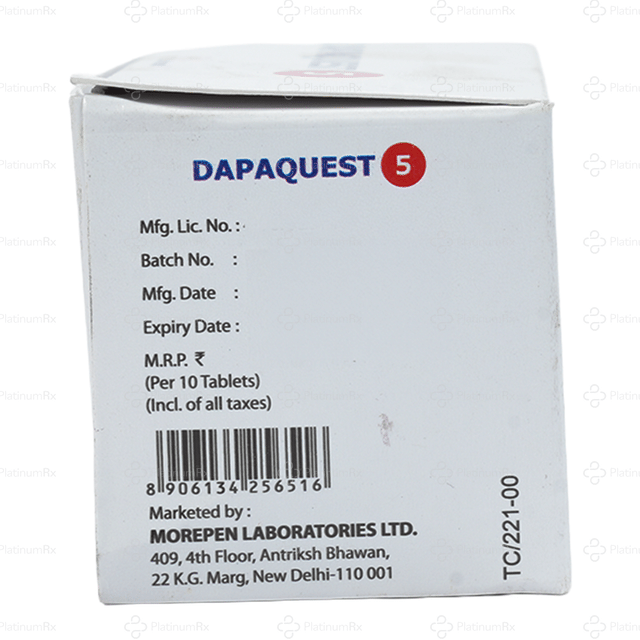 Dapaquest 5mg Tablet 10s