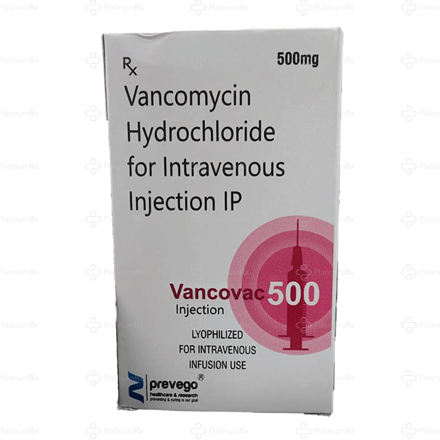 Vancovac 500mg Injection 10ml