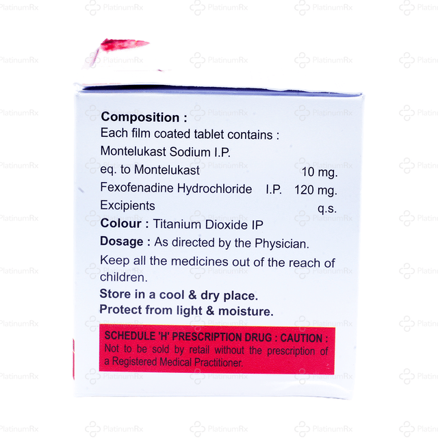 Fexinol M 10/120mg Tablet 10s