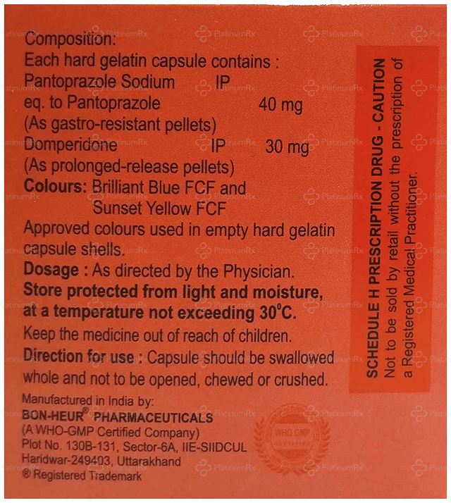 Pantanine DSR 30/40mg Capsule SR 10s