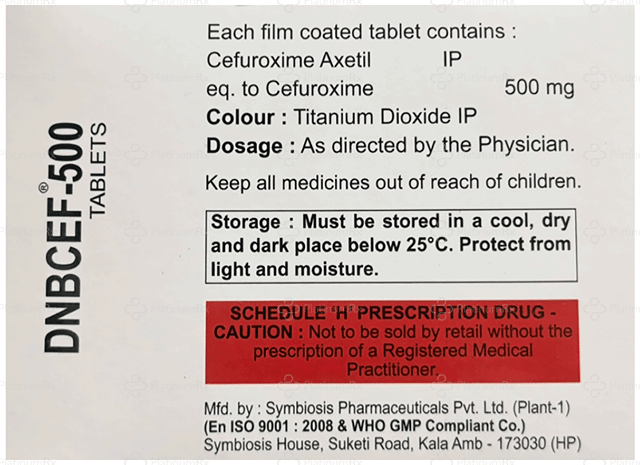 Dnbcef 500mg Tablet 10s