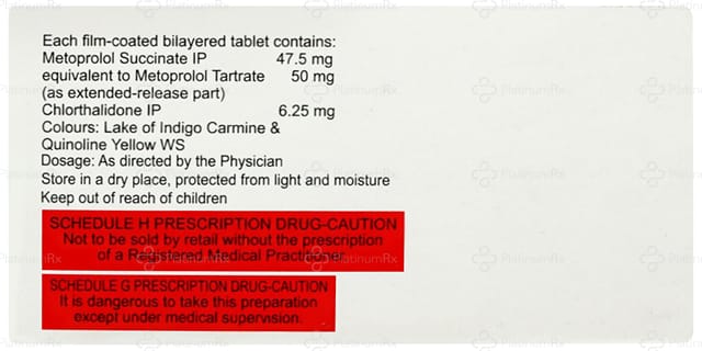 Revelol CH 50/6.25 Tablet ER 10s