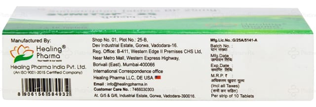 Sumitop 25mg Tablet 10s