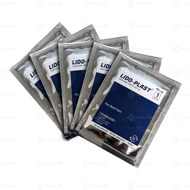 Lido Plast 350mg Pain Relief Patch 5s