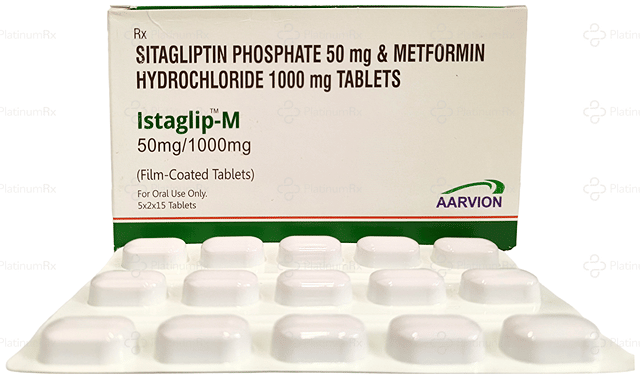 Istaglip M 1000/50mg Tablet 15s