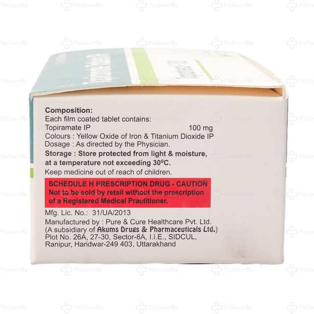 Topaheal 100mg Tablet 10s