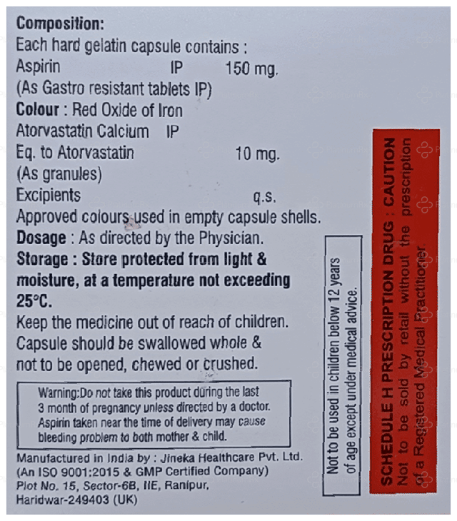 Atodam A 10/150mg Capsule 10s