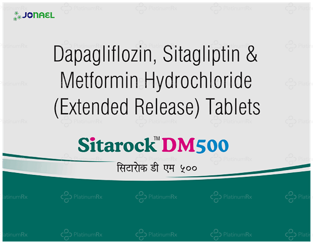 Sitarock DM 10/500/100mg Tablet ER 15s