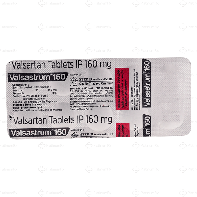 Valsastrum 160mg Tablet 10s