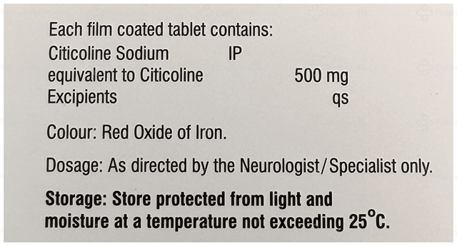 Cerebrocolin 500mg Tablet 10s