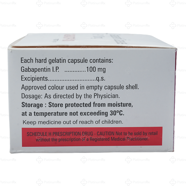 Gabatop 100mg Capsule 10s