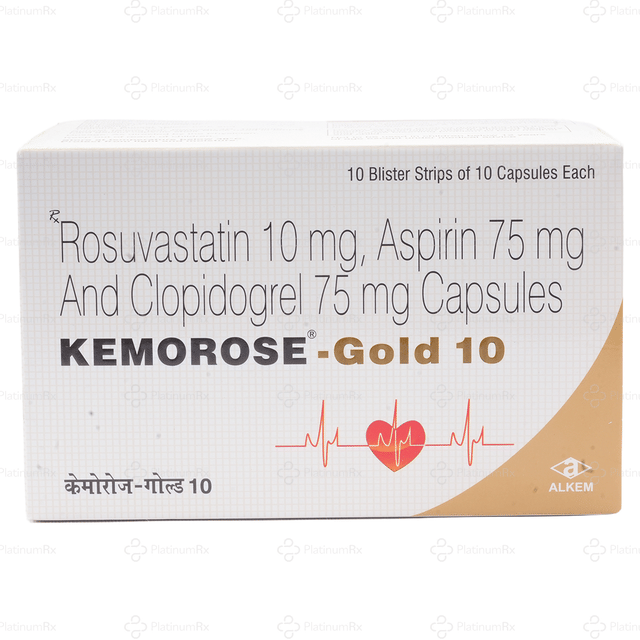 Kemorose Gold 10mg Capsule 10s