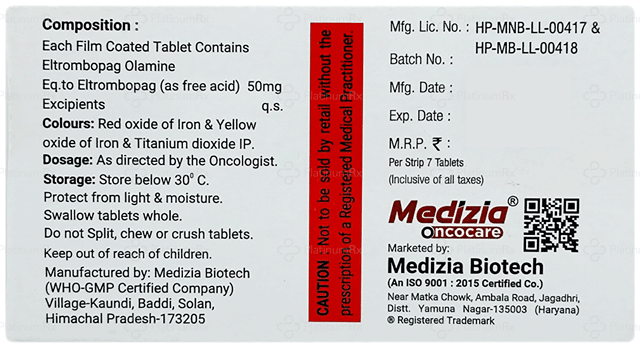 Elterbot 50mg Tablet 7s