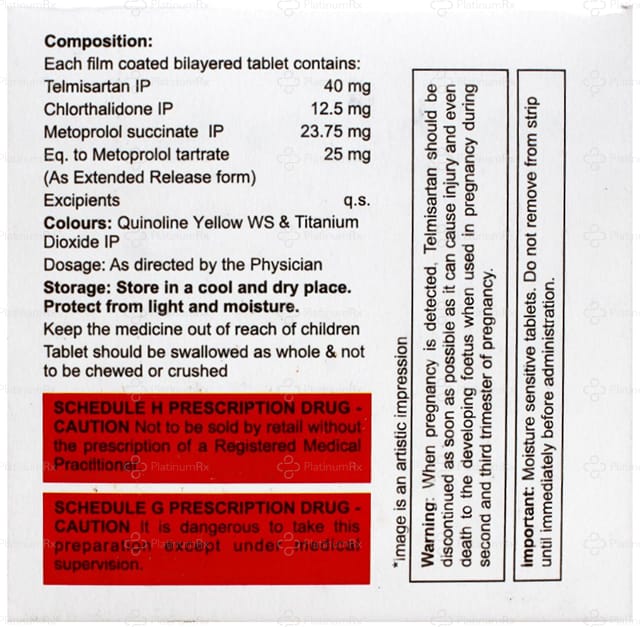 Telmaheal MCT 25/12.5mg Tablet ER 10s