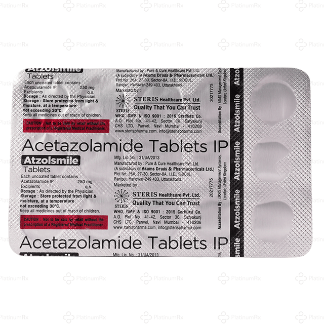Atzolsmile 250mg Tablet 15s