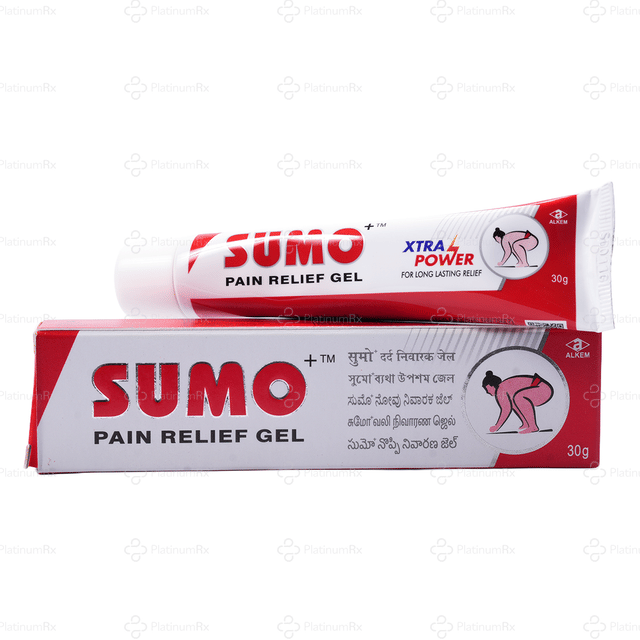 Sumo Plus Pain Relief Xtra Power Gel 30gm