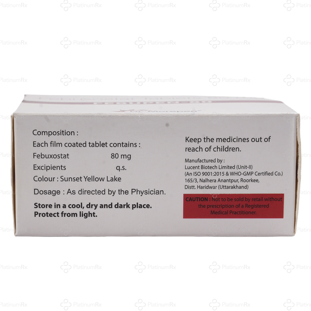 Febupen 80mg Tablet 10s