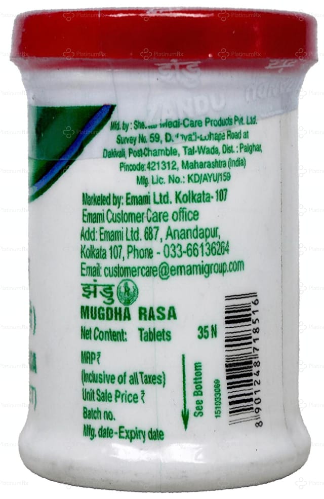 Zandu Mugdha Rasa Tablet 35s