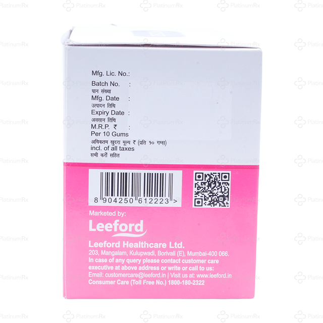 Nicosip 2mg Mint Flavour Sugar Free Chewing Gum 10s