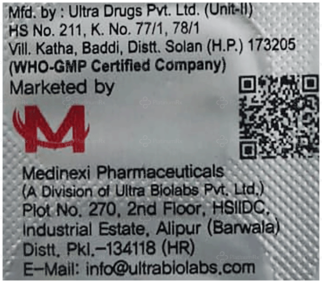 Modiona P 100/325mg Tablet 10s