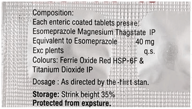 Esowyn 40mg Tablet 10s