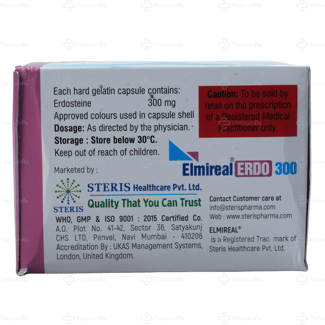 Elmireal ERDO 300mg Capsule 10s