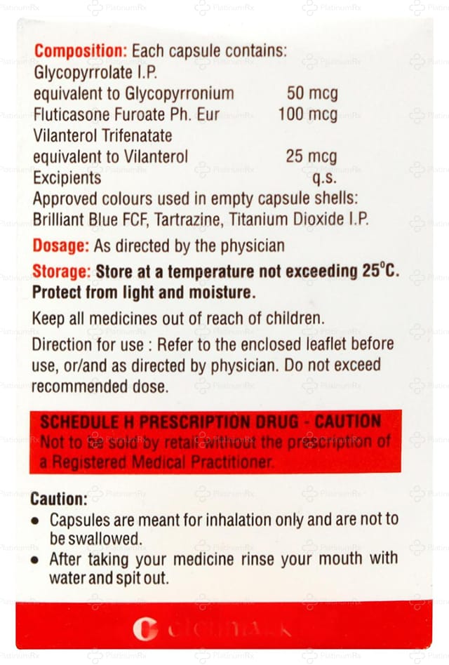 Vilor Fg 100mcg Capsule 15s