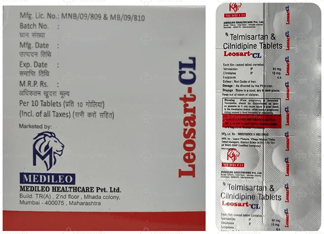 Leosart CL 10/40mg Tablet 10s