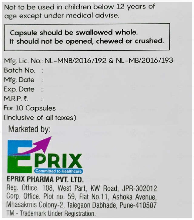 Roseprix ASP 75/10mg Capsule 10s