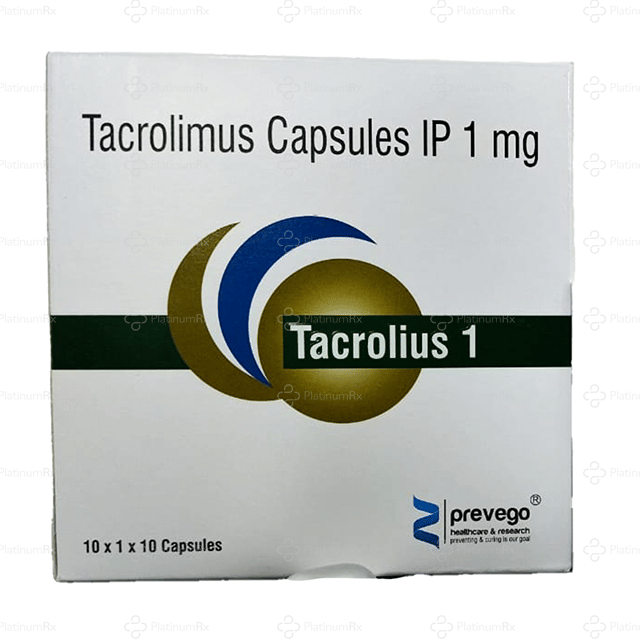 Tacrolius 1mg Capsule 10s