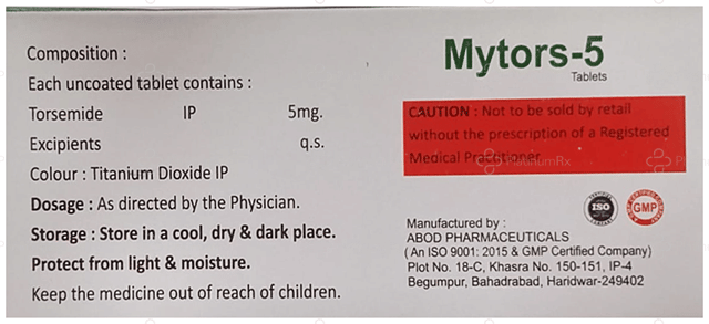 Mytors 5mg Tablet 10s