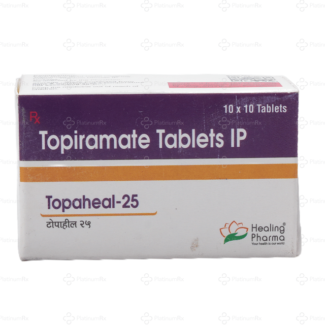 Topaheal 25mg Tablet 10s