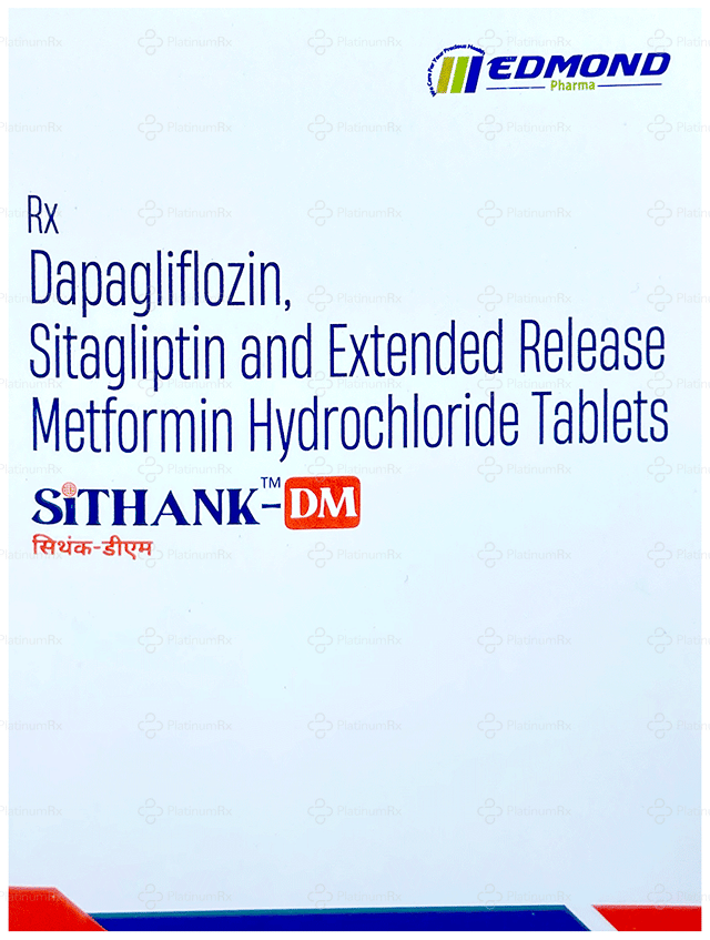 Sithank DM 10/500/100mg Tablet ER 10s