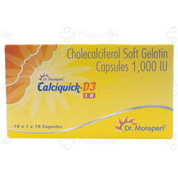 Calciquick D3 1K Capsule 10s